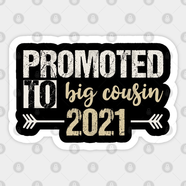 Promoted to big cousin Sticker by Tesszero